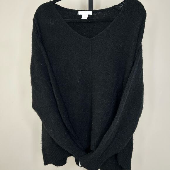H&M black Sweater- XL- long sleeve,‎ stretchy, - Picture 1 of 4